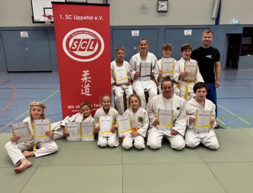 Neue Gürtelfarben für SCL – Judoka